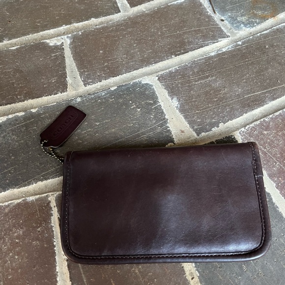 Vintage COACH Turnlock Wallet #7171 Clutch Purse Bag - Picture 5 of 9